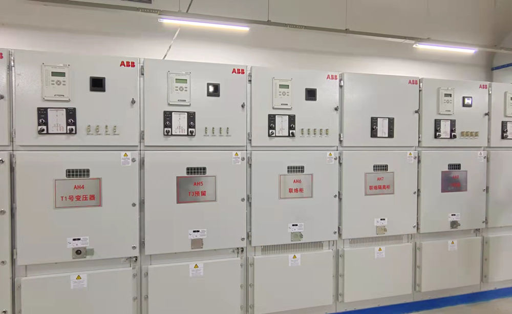 榆林东沙文体馆室内外配电工程