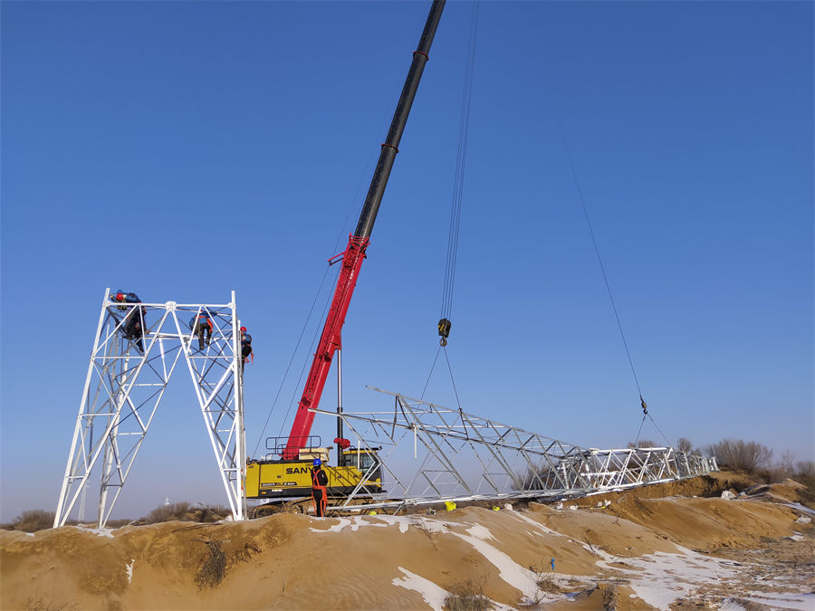 羊老大横山50兆瓦光伏电站110kV外送线路